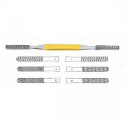 TC Fomon Rasp Double Ended, Flat, Backward Cutting